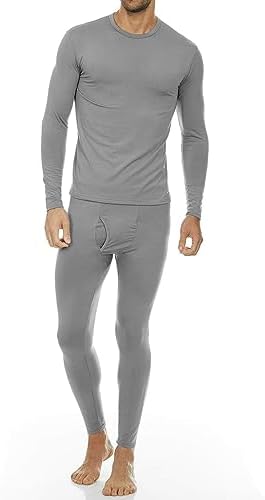 Thermajohn Long Johns Thermal Underwear for Men Fleece Lined Base Layer Set for Cold Weather