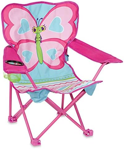 Melissa & Doug Cutie Pie Butterfly Camp Chair (Frustration-Free Packaging) , Pink