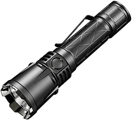 klarus XT21X Pro 4400 Lumens Rechargeable Advanced Tactical Flashlight, Beam Reach 336m, 5000mAh Battery, Super Bundle