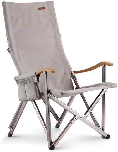 ICECO Hi1600 Folding Camping Chairs for Outside, High-Back Heavy Duty Camping Chair for Adults, Portable Chairs with Shoulder Strap for Outside, Patio, Living Room, 600 LBS, 10 Year Warranty