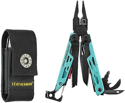 LEATHERMAN, Signal, 19-in-1 Multi-tool for Outdoors, Camping, Hiking, Fishing, Survival, Durable & Lightweight EDC, Made in the USA, Aqua