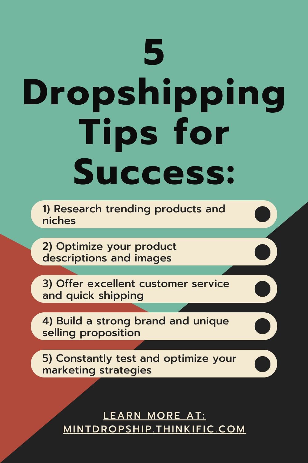 5 Dropshipping Tips for Success